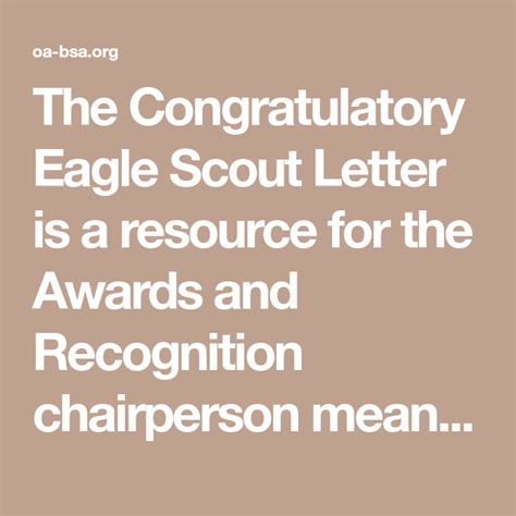 Printable Eagle Scout Letters